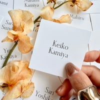 name card / square - simple