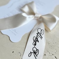 name card  /  ribbon