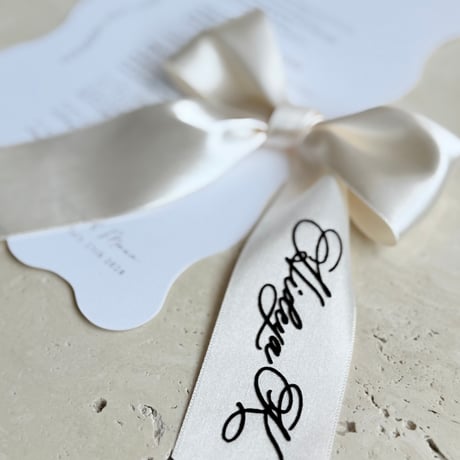 name card  /  ribbon