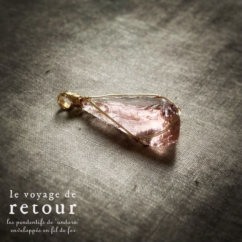 Big Heart - シエラ産 超希少 ラズベリーピンクアンダラ | le voyage d