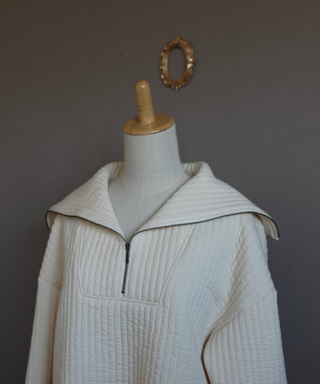 quilting zip pullover/ladies