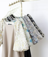 square neck chouquette one-piece