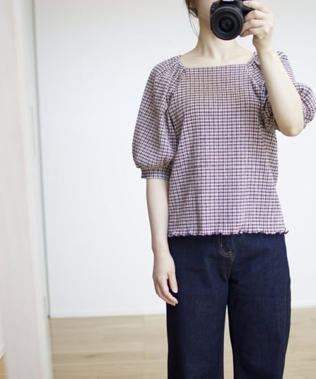 square neck cut&sew