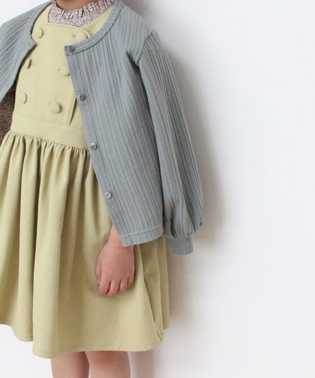 soufflé knit cardigan/130/140