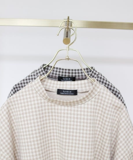 mock neck cut and sew