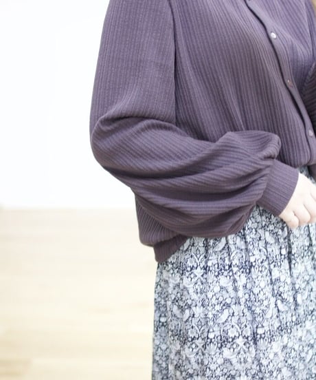 soufflé knit 2way cardigan