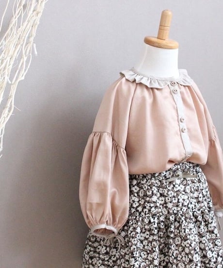 120/130  leopard flower tiered skirt