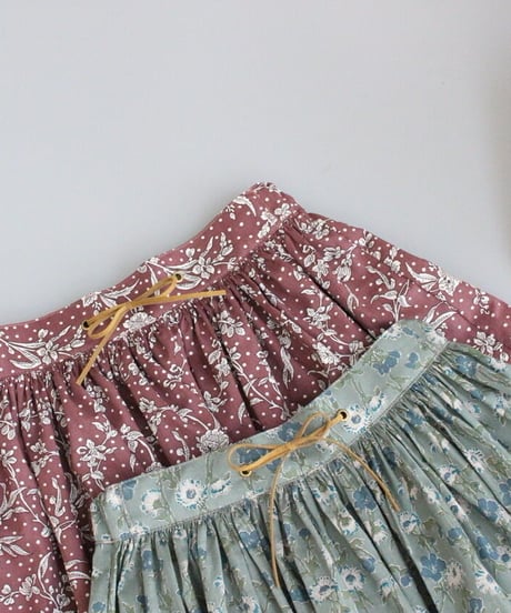 専用ページ！100〜120/eyelet gather skirt