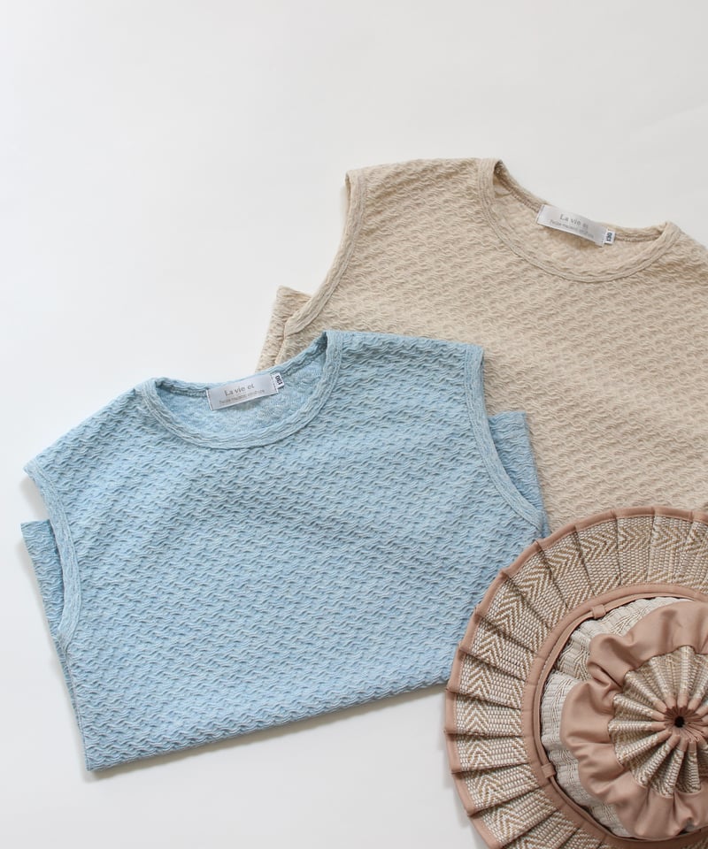 極美品♪ネミカ ストライプ×ドット切り替えデザインブラウス フレンチスリーブ セミフレンチスリーブトップス | La vie et