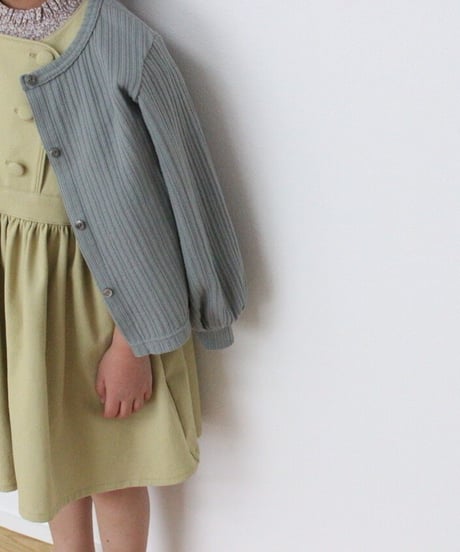 soufflé knit cardigan/130.140