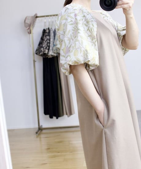 square neck chouquette one-piece