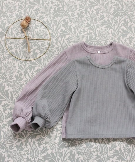 soufflé knit cardigan/130/140