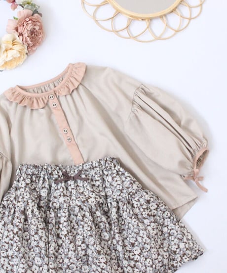 90/100 color scheme ribbon blouse
