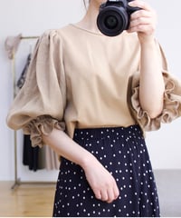 chouquette cut&sew/organic cotton×french linen