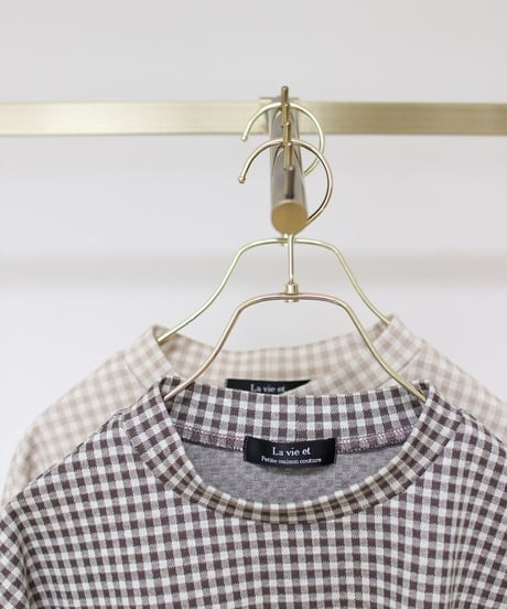 mock neck cut and sew