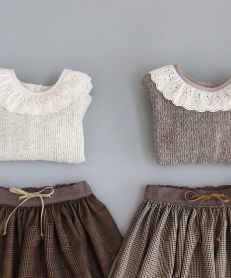 専用ページ！100〜120 scallop soufflé Knit