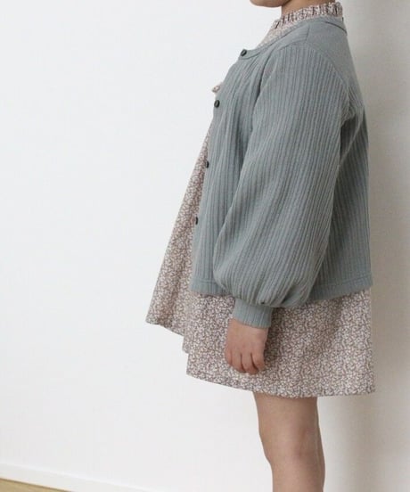 soufflé knit cardigan/130.140