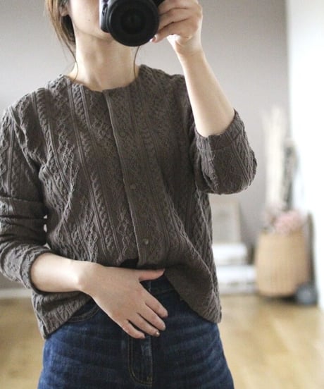 Alan knit  cardigan/ladies