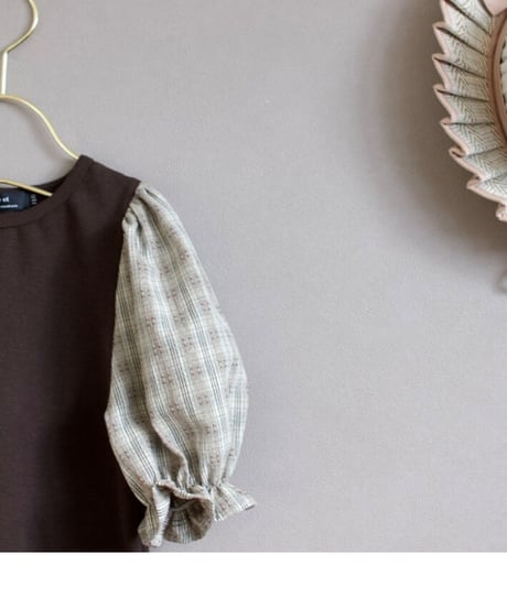 Chouquette cut&sew/dobby check