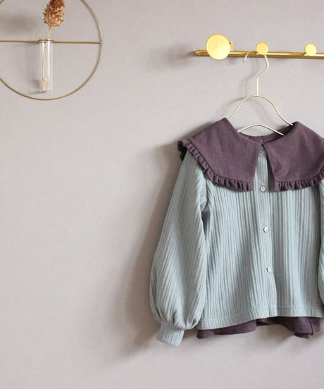 soufflé knit cardigan/130.140