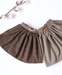 eyelet gather skirt