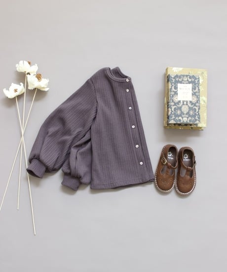 soufflé knit cardigan/130.140