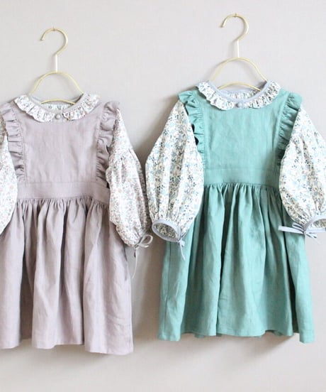 outlet/linen apron one-piece