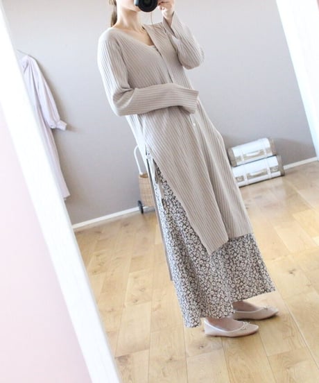 leopard flower piping skirt
