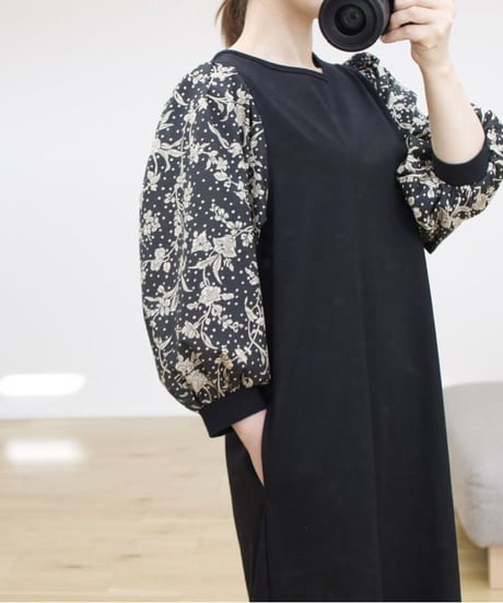 Chouquette one-piece/7分袖