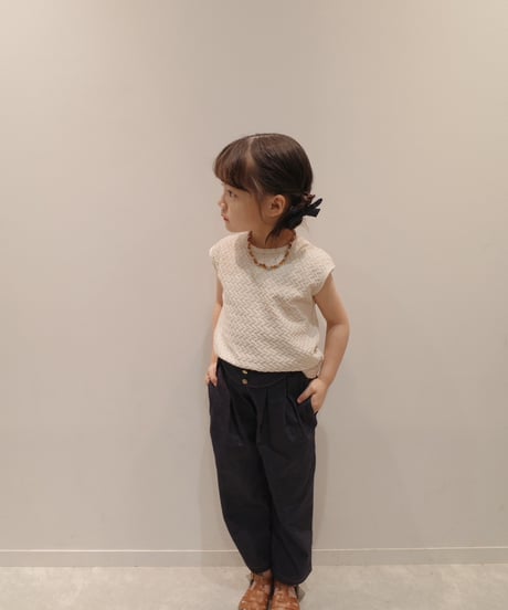 セミフレンチスリーブトップス