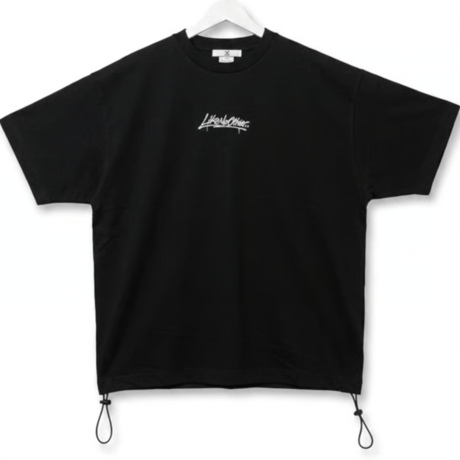 ドローコードTシャツ(ブラック/ホワイト)