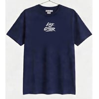 LNOグラフィティロゴTシャツ(インディゴ/ホワイト)