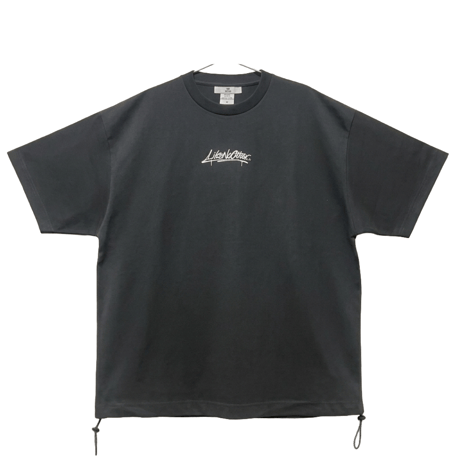 ドローコードTシャツ(スミ/ホワイト)