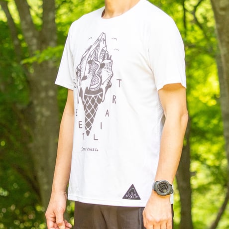 【STAMP RUN&CO】GRAPHIC RUN TEE -Sweet Trail-