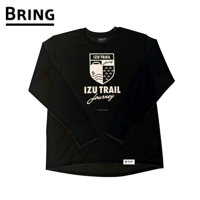 【IZU TRAIL Journey】 Emblem LS TEE ブラック ※バックプリントなし
