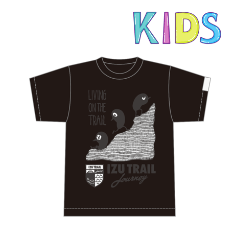 KIDS【IZU TRAIL Journey】TRAIL Tee ブラック