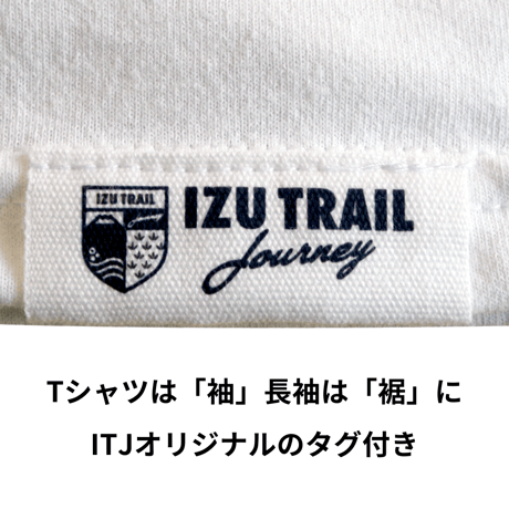 IZU TRAIL Journey ORIGINAL  LONGTEE 【white】 -ITJ  ORIGINAL-