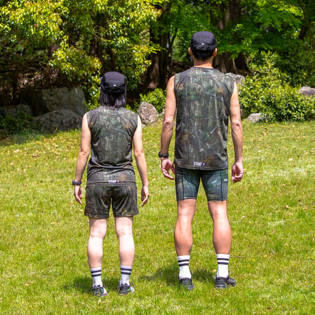 【STAMP RUN&CO】STAMP GRAPHIC TANK (BLACK／REAL TREE CAMO)