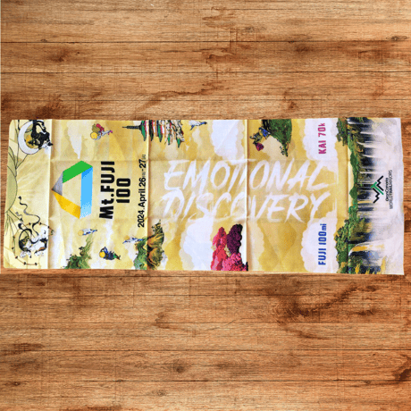 Mt.FUJI 100フィニッシャーズベスト タオル付 Mt.FUJI 100】参加賞Tシャツ・FUJI100miフィニッシャーズベストの