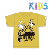 KIDS【IZU TRAIL Journey】BIKE Tee　コヨーテイエロー