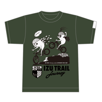 【IZU TRAIL Journey】BIKE Tee　オリーブ