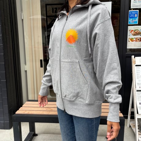 【PARKS PROJECT】Mt.FUJI No.4 Zip Hoodie GRAY