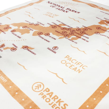 【PARKS PROJECT】Japan Map Bandana