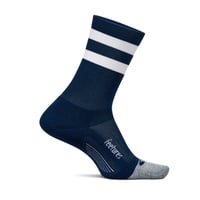 【Feetures】ELITE LIGHT CUSHION MINI CREW NavyHighTopStripe
