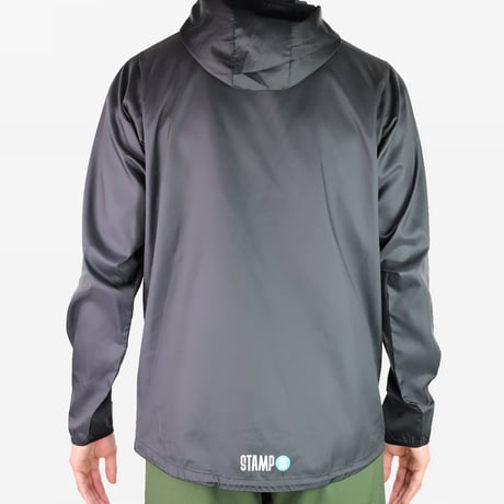 【STAMP RUN&CO】HOODIE (BLACK)