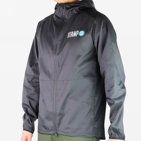 【STAMP RUN&CO】HOODIE (BLACK)