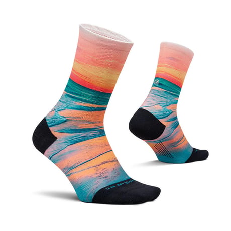 【Feetures】ELITE LIGHT CUSHION MINI CREW SunsetGlow