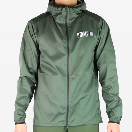 【STAMP RUN&CO】HOODIE (DEEP OLIVE)