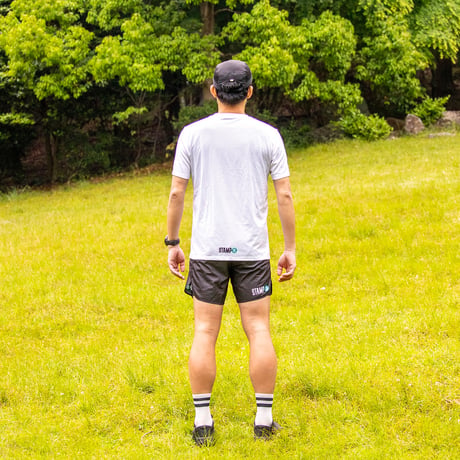 【STAMP RUN&CO】GRAPHIC RUN TEE -DIRT WAVES-