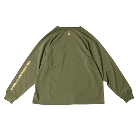 【PARKS PROJECT】ECORICH MT.FUJI POCKET L/S TEE(OLIVE)